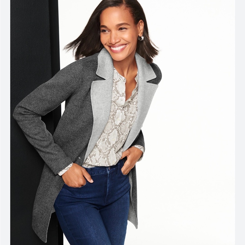 🪴Talbots 24W Double Faced Wool Blend Blazer